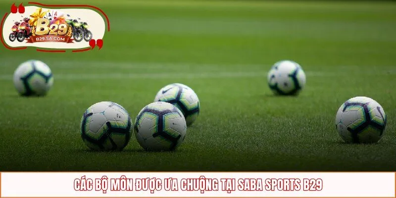 Các bộ môn được ưa chuộng tại SABA Sports B29