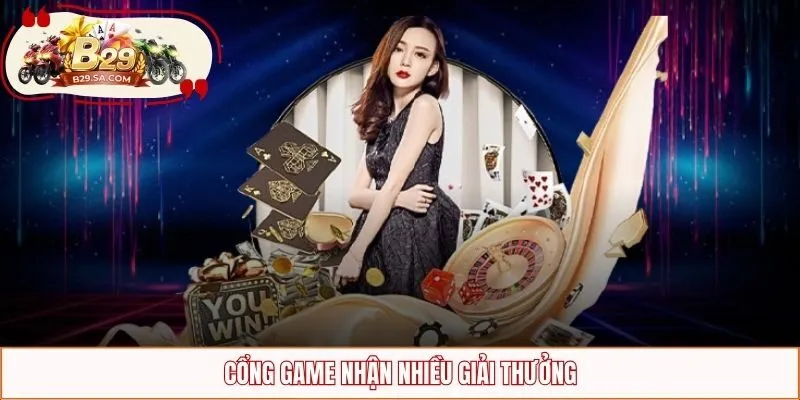 Cổng game nhận nhiều giải thưởng