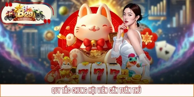 Quy tắc chung hội viên cần tuân thủ 